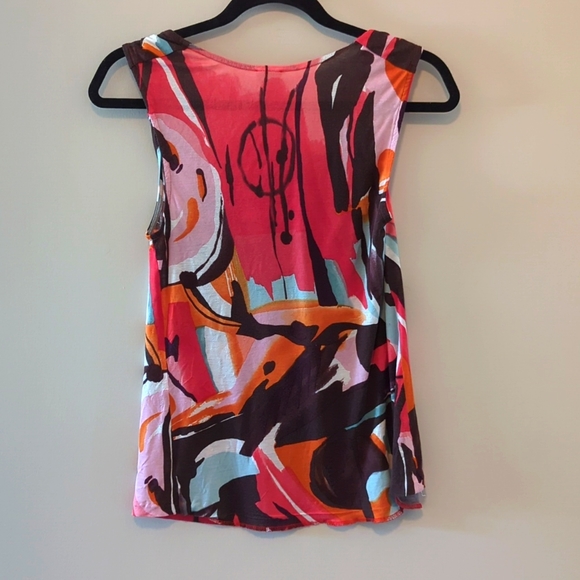 COPY - Weston Wear A-line flowy multicolor tank top medium - Picture 2 of 8